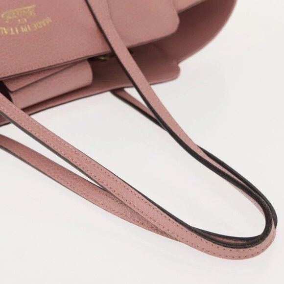 GUCCI Swing Tote Bag Leather Pink Gold 354408 Auth am9500 - Picture 8 of 16
